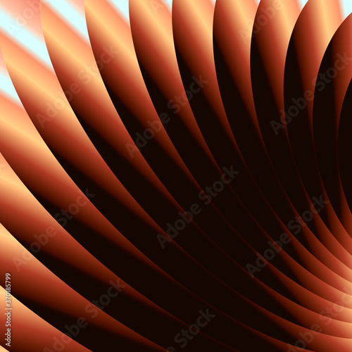 multicolored gradient stripes abstract concept polygonal tech background.