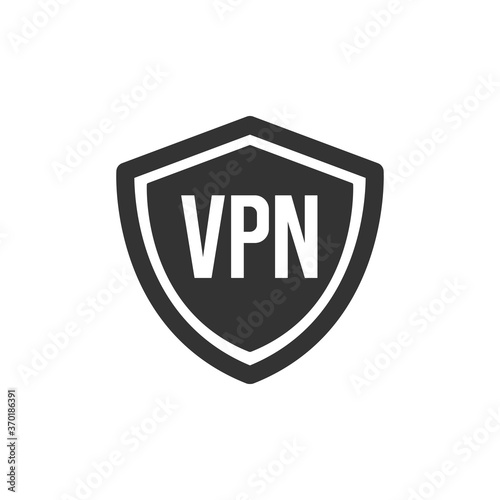 VPN icon. Shield symbol modern, simple, vector, icon for website design, mobile app, ui. Vector Illustration