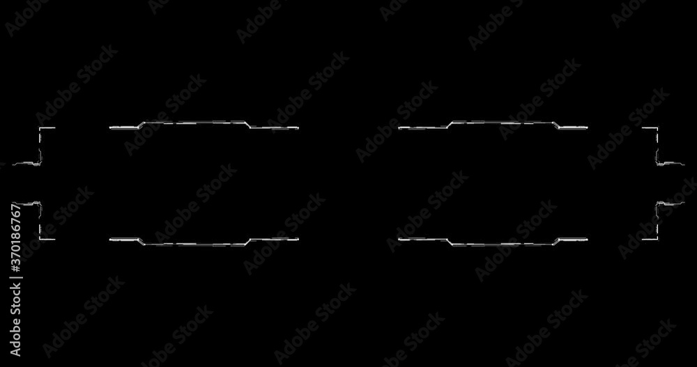Digital Hi-Tech Lower Thirds. 4K Motion graphics element. Digital Hi-Tech Lower Thirds. 4K Motion graphics element.