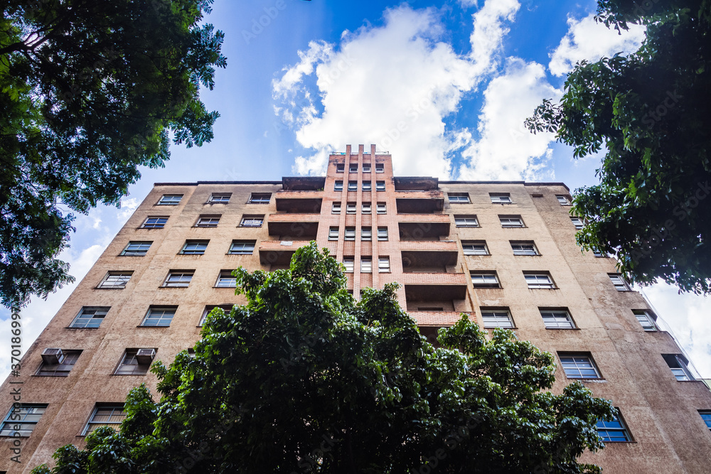 Old Art Deco building in Belo Horizonte downtown