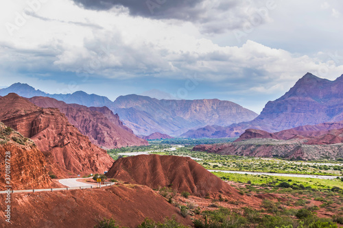 MOUNTAIN ROAD IN CAFAYATE, SALTA, ARGENTINA