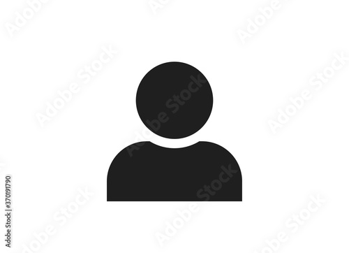 user icon. person profile web design symbol