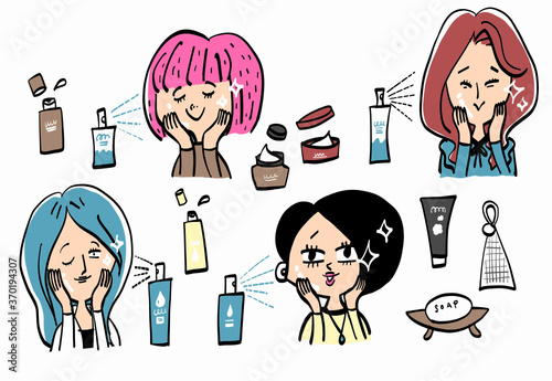 4 Types of Women's Skin Care