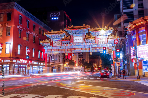 Chinatown Arch at  Washington DC, USA	