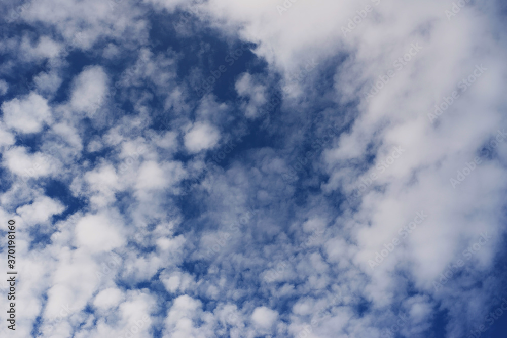 Bluesky with Cotton clouds Bluesky with Cotton clouds