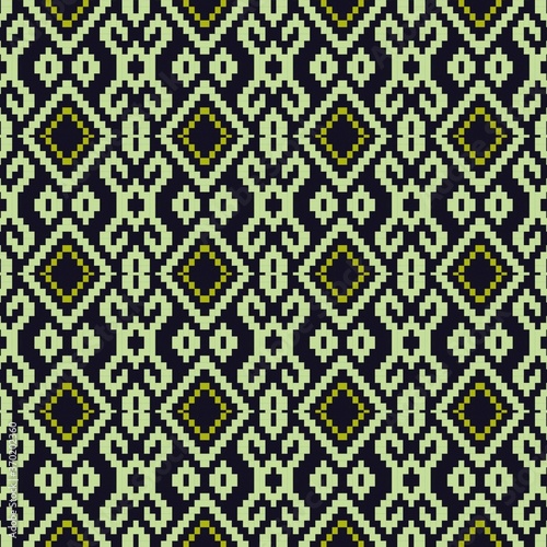 seamless background with multicolored repeating patterns. 3d illustration  3d rendering.
