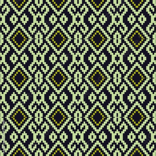 seamless background with multicolored repeating patterns.
3d illustration, 3d rendering.