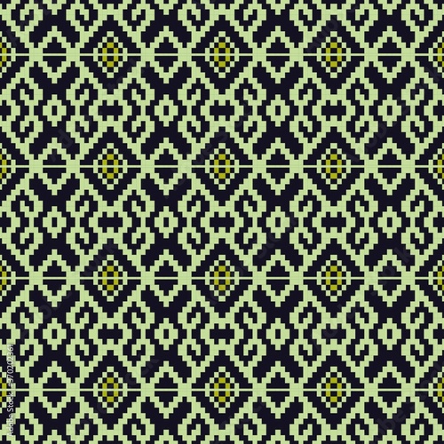 seamless background with multicolored repeating patterns.
3d illustration, 3d rendering.