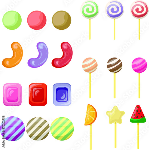 sweet candy, vector art illustration