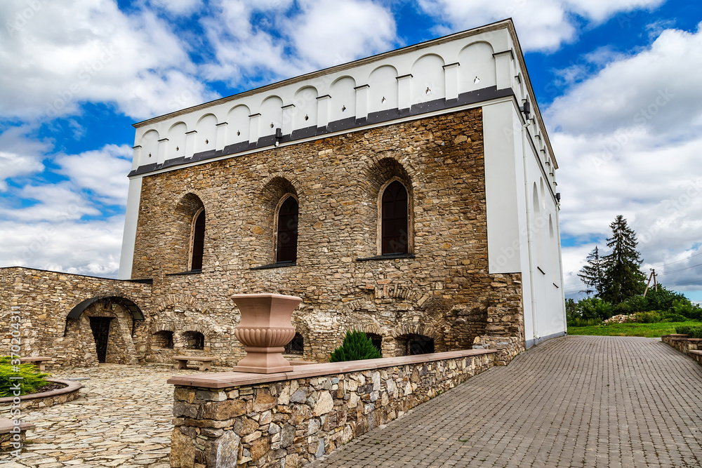A beautiful synagogue in the village of Satanov. Ukraine. A beautiful synagogue in the village of Satanov. Ukraine.