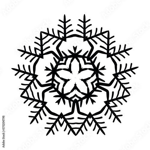 Mandalas Round for coloring book. Decorative round ornaments. Flower shape. Oriental vector, Anti-stress therapy patterns. Symmetry. Meditation. Yoga logo. Vector EPS 10. Ethnic Style.
