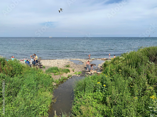  Sobol Bay during the coronavirus pandemic in July 2020. Russia, Vladivostok photo