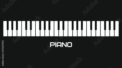background piano keys