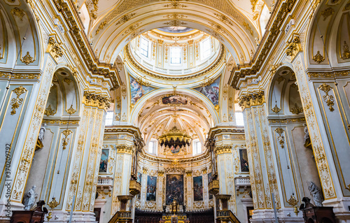 Bergamo Cathedral (Italian: Duomo di Bergamo, Cattedrale di Sant'Alessandro). a Roman Catholic cathedral in Bergamo, Italy, dedicated to Saint Alexander of Bergamo, patron saint of the city. 