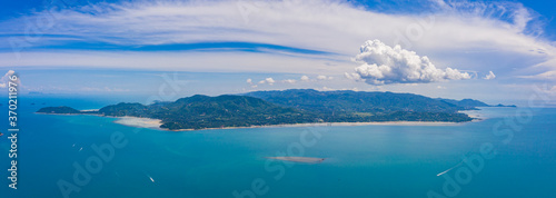 View of Samui island in Surat Thani Province, Thailand