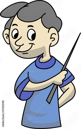 boy with a baseball bat