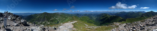 Panorama ze Starorobociańskiego Wierchu 360 stopni - Tatry Zachodnie