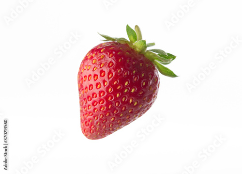 Fresh ripe perfect beautiful natural red strawberry