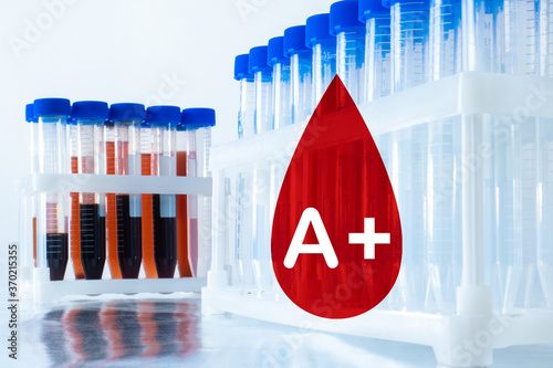 Medical blood tests. Empty ...