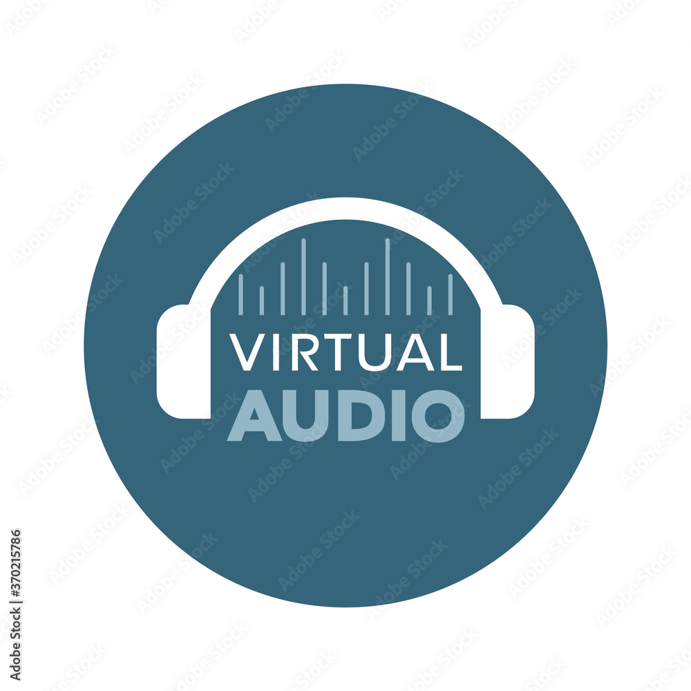 Design of headphones and virual audio message Design of headphones and virual audio message