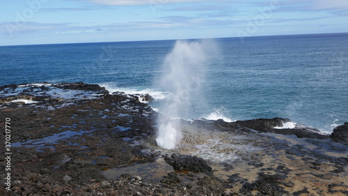 Spouting Horn blowhole, one of the most photographed spots on Kauai part 2
