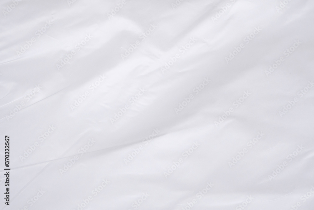 White plastic bag background texture close up