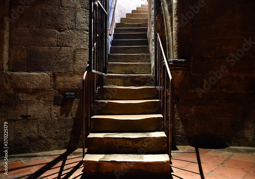 Treppe in einem alten Gewölbekeller