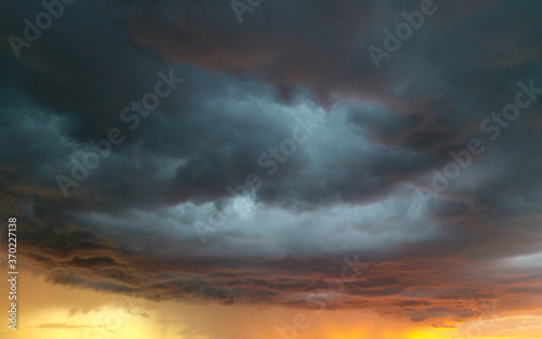 Low Angle View Of Storm Clouds In Sky