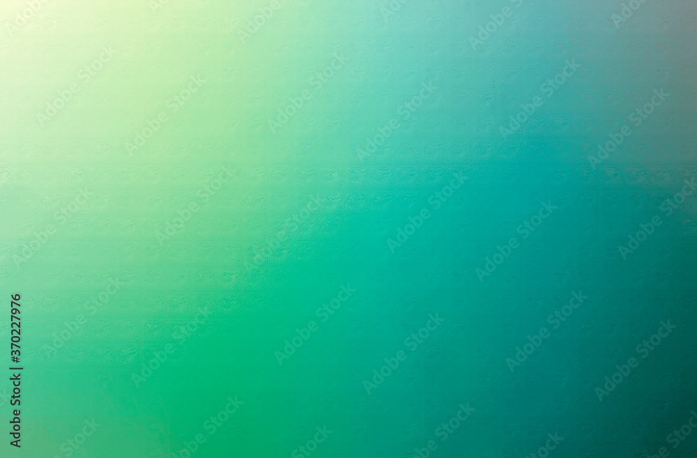 Abstract illustration of blue, green, yellow Glass Blocks background