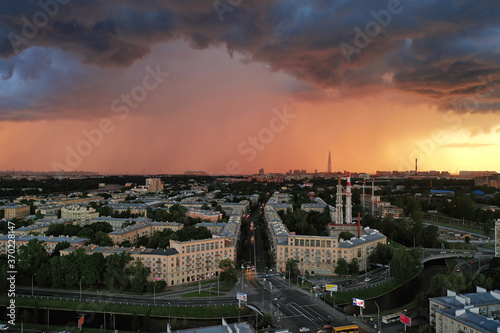 Before The Rain. Summer Storm Sky Above The Town. © Вадим Каипов