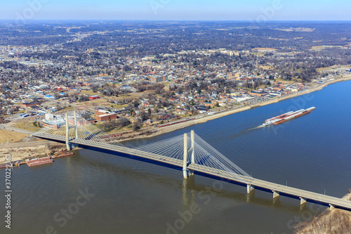 Aerial Photo of Cape Girardeau, Missouri, USA photo