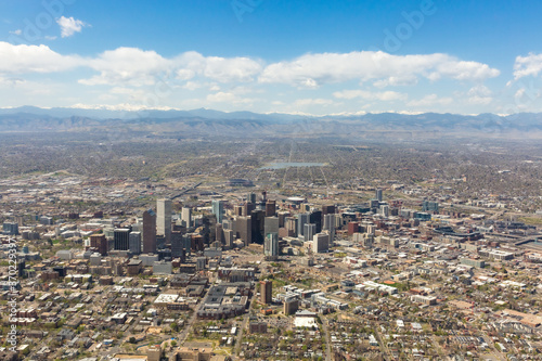 Aerial Photo of Denver  Colorado  USA