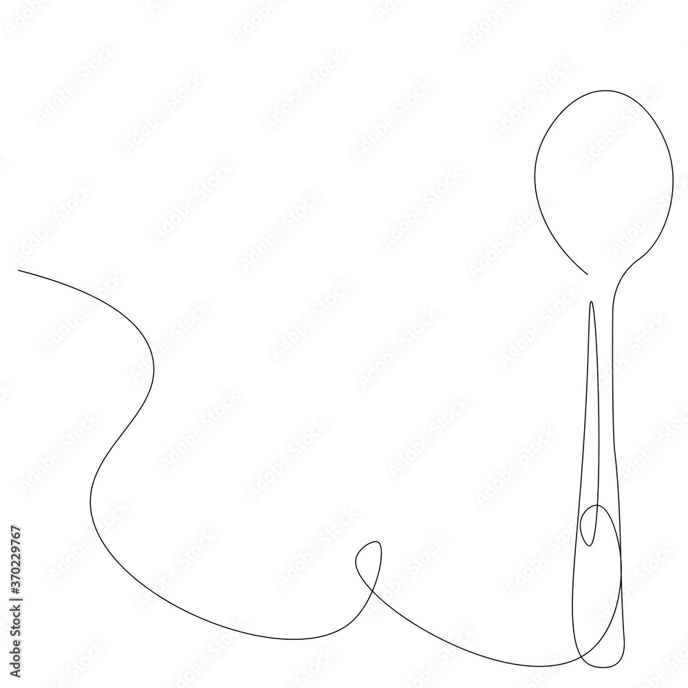 Spoon on white background vector illustration Spoon on white background vector illustration