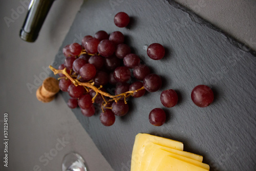 still life with red wine