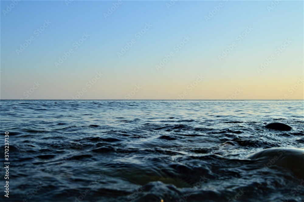 Fototapeta premium sunset on the sea