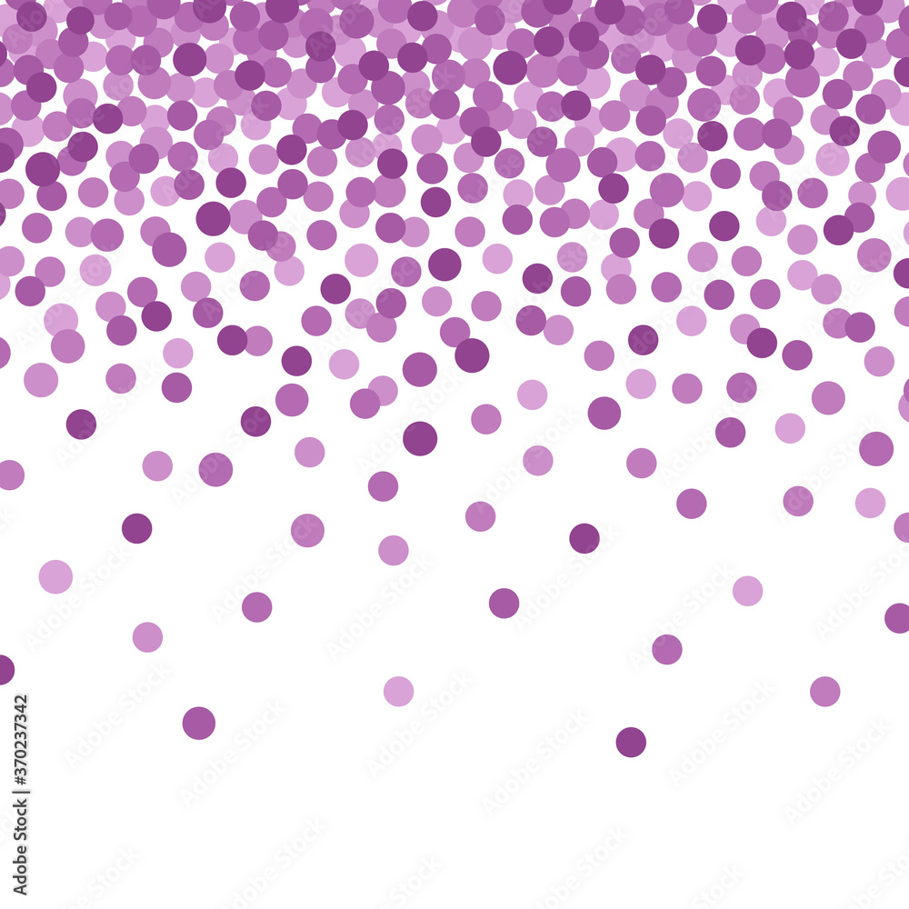 Falling Confetti Background - Colorful confetti falling on solid white background