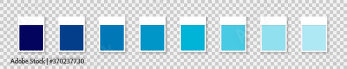 Color palette mockup. Trending color palettes. Vector illustration