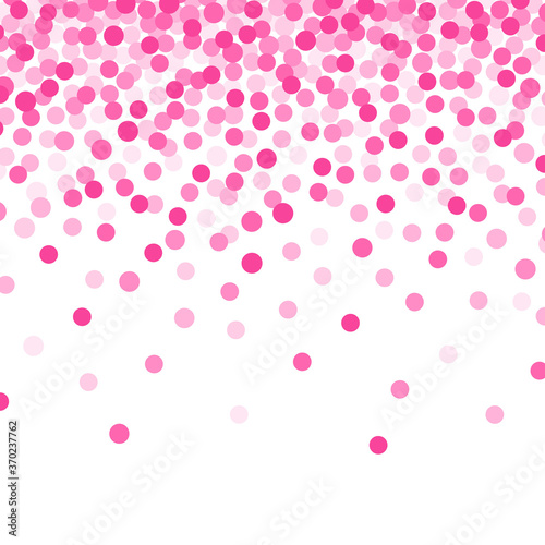 Falling Confetti Background - Colorful confetti falling on solid white background