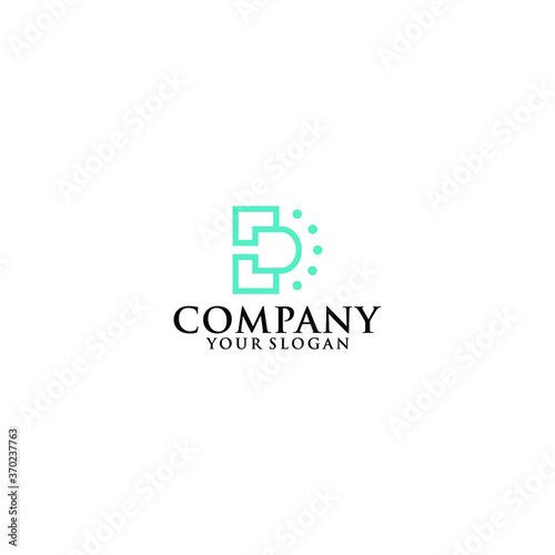 Initial D Letter Logo Design Vector Template. Monogram and Creative Alphabet DD Letters icon Illustration.