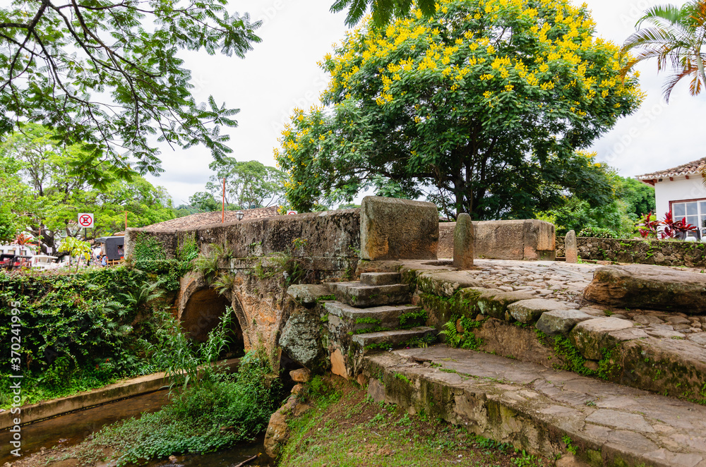 Ponte de pedra da cidade de Tiradentes em Minas Gerais