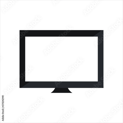 TV table line icon. TV and commode on white background. Home interior concept. Vector illustration can be used for topics like interior, living room - Vector
