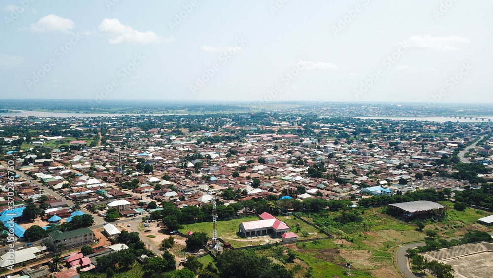 Beautiful aerial landscape view of Makurdi City, Benue State Nigeria Beautiful aerial landscape view of Makurdi City, Benue State Nigeria
