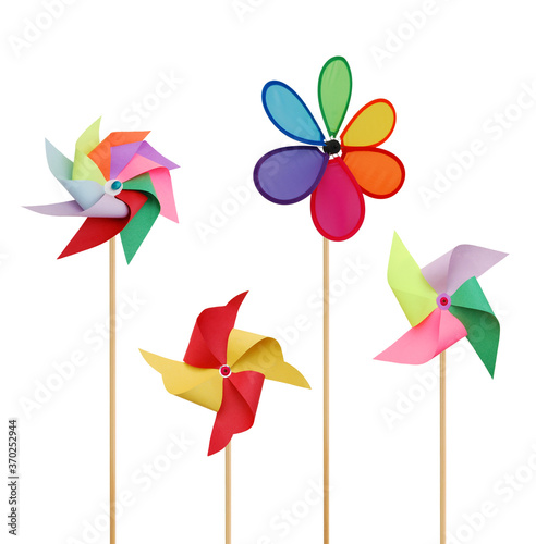 A paper game of pinwheels