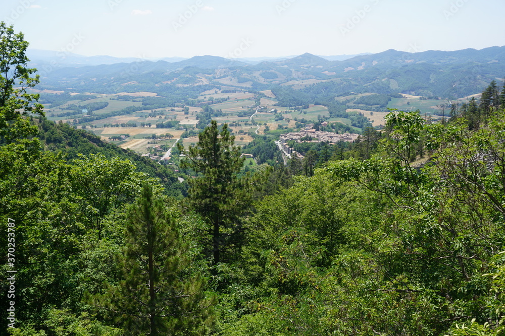 Fototapeta premium view from the top of the mountain