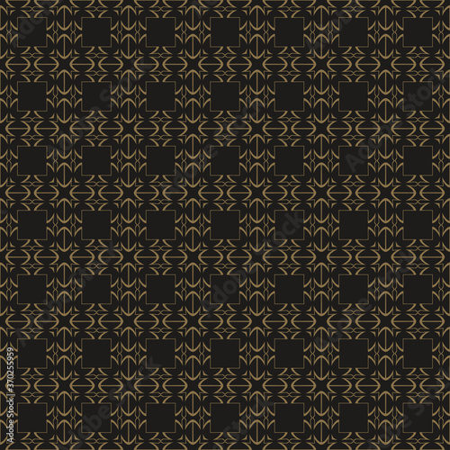 Dark background pattern. Modern seamless geometric pattern. Vector background image