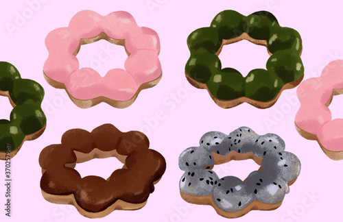 Mochi / Pon De Ring / Japanese doughnut