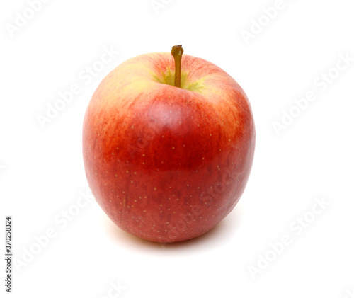 Fresh red apples isolated on white background 