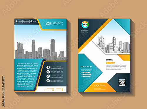 Vector Brochure modern design Layout template info graphic