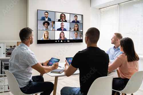 Online Video Conference Training Business Meeting photo