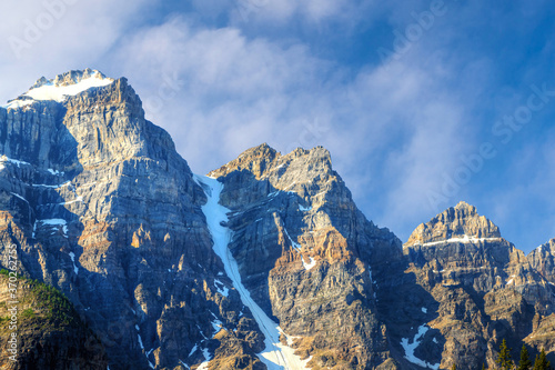 Valley of the Ten Peaks Mountains in the Canadian Rockies